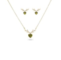 طقم سلسال مع حلق