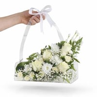 باقة النقاء الأبيض