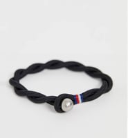 اسورة قماشية تومي هيلفيغر - اسود