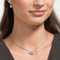 طقم Queen عقد وحلق سواروفسكي