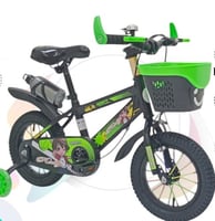 دراجة أطفال رالي أخضر مقاس 12,14,16