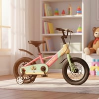 دراجة شكلها جذاب وألوانها تشرح الصدر