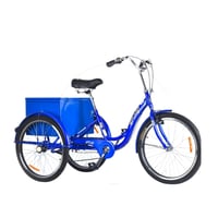 دراجة 3 عجلات بصندوق عملي – مقاس 24 بوصة