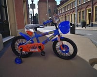 ️ سيكل سبايدرمان أطفال مقاس 16