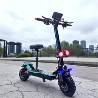 سكوتر كهربائي بمقعد للكبار للطرق الوعرة وإطارات سم...