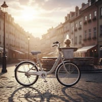 دراجة هوائية نسائية مقاس 24 مع سلة أمامية