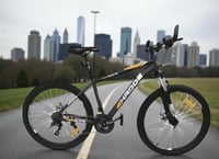 دراجة المنيوم رياضية مقاس 26 - أسود