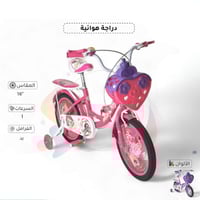 دراجة هوائية تصميم بناتي ناعم 16 انش