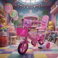 دراجة هوائية للأطفال 10 بوصات تصميم هيلو كيتي