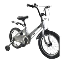 دراجة أطفال رصاصي وأسود مقاس 12,14,16