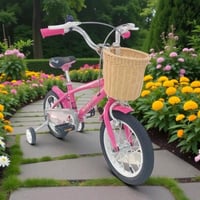 دراجة هوائية للبنات مقاس 14 بوصة عملية