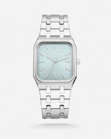 ساعة جسار الرجالية من الستيل بلون فضي