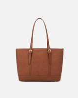 شنطة نسائية أنيقة بلون بني