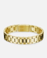 إسورة من المعدن بلون ذهبي بتصميم عصري