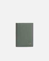محفظة بتصميم فاخر من الجلد بلون أخضر