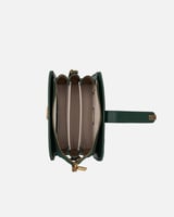 شنطة نسائية بتصميم مميز بلون أخضر