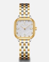 ساعة النجوى النسائية باللون الذهبي والفضي