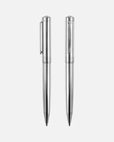 قلم رجالي بتصميم كلاسيك بلون فضي