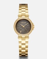 ساعة فاتنه النسائية باللون الذهبي