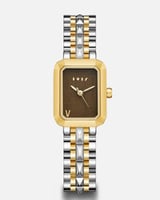 ساعة جُود النسائية بلون فضي وذهبي