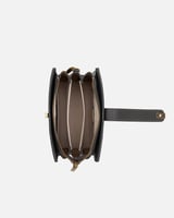 شنطة نسائية بتصميم مميز بلون رمادي