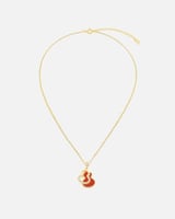 سلسال نسائي بلون ذهبي بتصميم أنيق