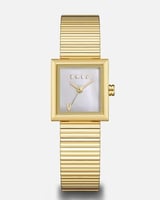 ساعة الجوهرة ستيل بلون ذهبي