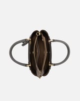 شنطة نسائية كلاسيك بلون رمادي