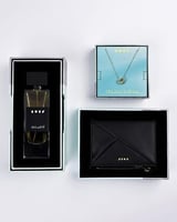 طقم هدايا نسائي محفظة وعطر وسلسال