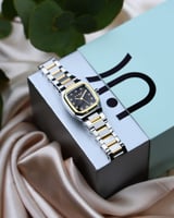 ساعة خُلود النسائية بلون ذهبي وفضي