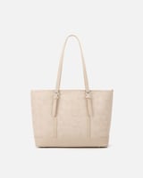 شنطة نسائية أنيقة بلون بيج