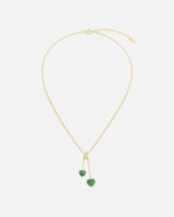 سلسال نسائي بلون ذهبي بتصميم مميز