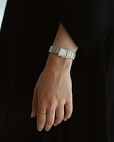 ساعة الجوهرة ستيل بلون ذهبي وفضي