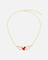 سلسال نسائي بلون ذهبي بتصميم مميز