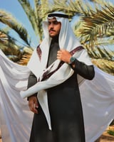 ساعة أصيل الرجالية ستيل بلون فضي