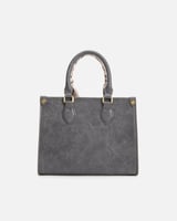 شنطة نسائية من آن باللون الرمادي