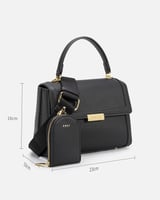 شنطة نسائية أنيقة باللون الأسود