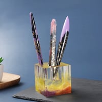 قوالب سيليكون أقلام حبر 3 قطعة + حبر 10 حبة