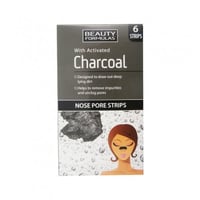 لصقات الأنف بالفحم النشط من بيوتي فورمولا - 6 قطع