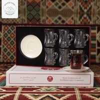 طقم فناجين بيالات شاي روز