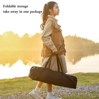 طاولة رحلات صغيرة لون اسود قابلة للطي