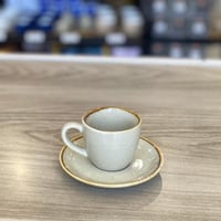 كوب اسبريسو 80 مل مع صحن