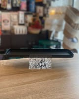 صينية انيقة اسود بقاعدة اكريلك