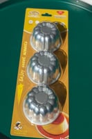 قالب كريم كراميل المنيوم ثلاث حبات