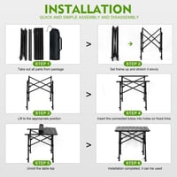 طاولة خشبي قابلة للطي صغيرة للرحلات