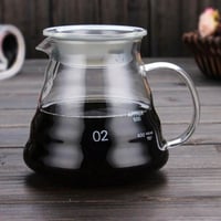 سيرفر زجاجي V60 لتقديم القهوة حجم 02-600 مل