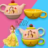 ابريق الجميلة والوحش مع كوب من ديزني