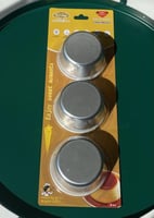 قالب كريم كراميل المنيوم ثلاث حبات