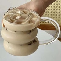 كوب حلقات زجاجي