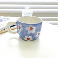 كوب زهرة النرجس بلون ازرق انيق ومميز